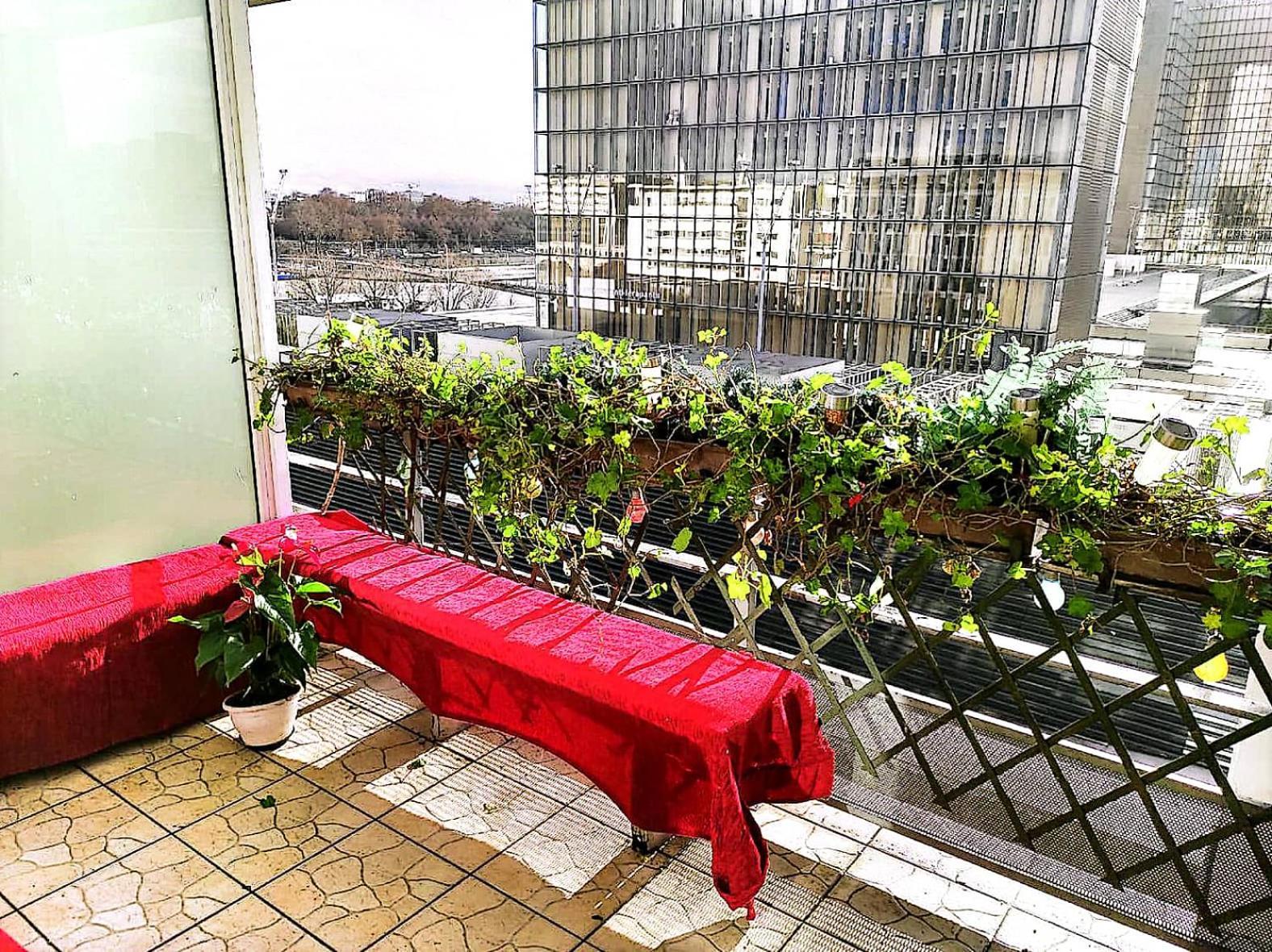 Seine Front Room / Lib. F.Mitterrand Paris Bagian luar foto